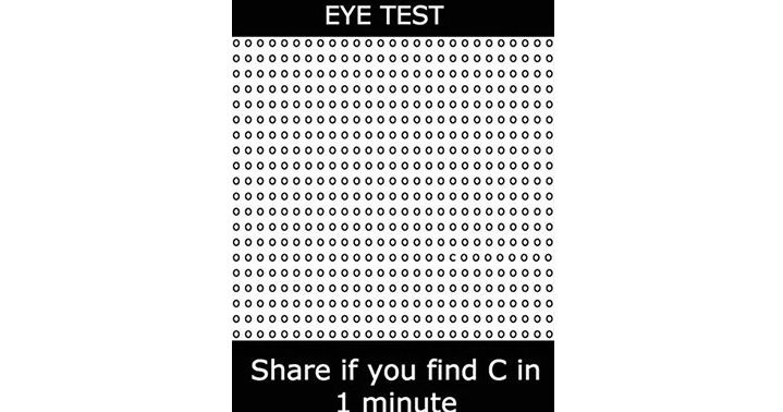 Can You Spot The ‘c’ In This Optical Illusion?